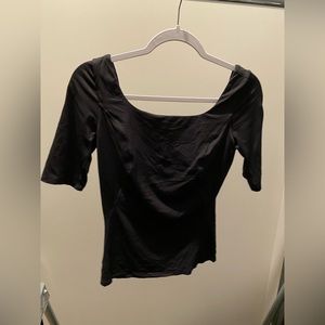 LULULEMON HALF-SLEEVE CLOSE-TO-BODY SHELF T-SHIRT *BLACK 8